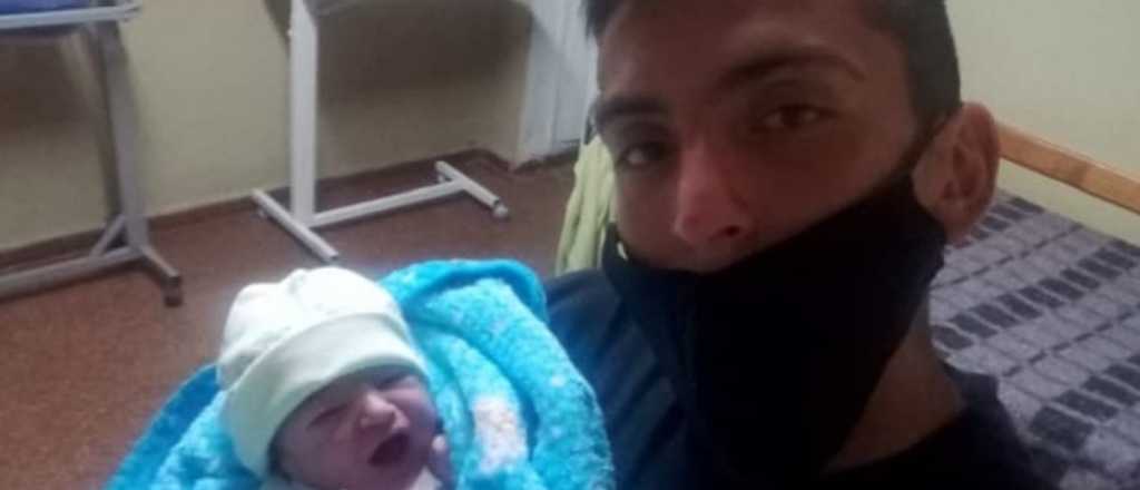 Bombero iba al nacimiento de su hijo y rescat&oacute; a una familia en el Valle de Uco