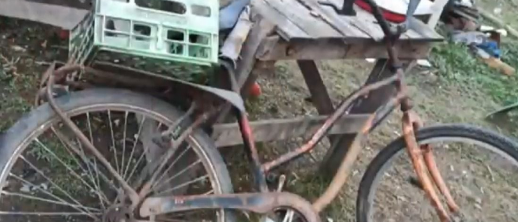 Encontraron la bicicleta del secuestrador de Maia