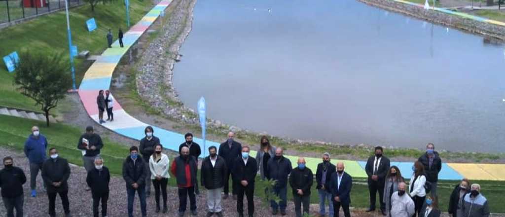 Maipú inauguró un nuevo espacio público en el Lago El Torreón