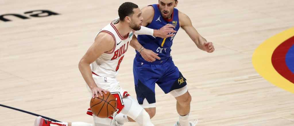 Robo fundamental de Facu Campazzo y triunfo de Denver