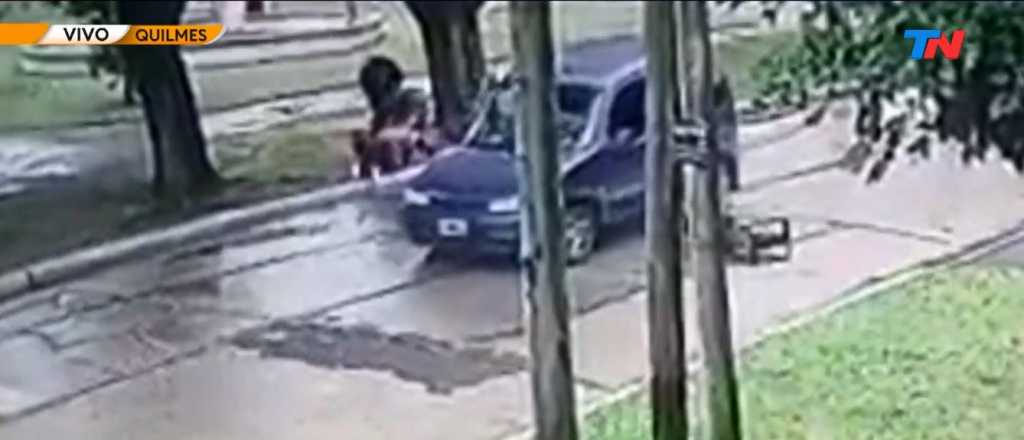 Video: intentaron raptar a dos chicas a plena luz del día