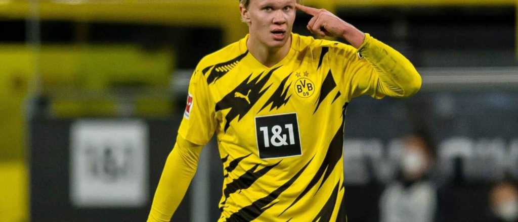 Video: le pidió un autógrafo a Haaland y quedó todo mal