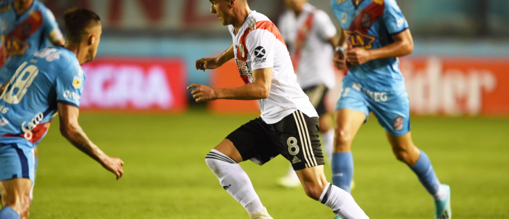 River no le pudo ganar al peor equipo del torneo ni con un jugador m&aacute;s
