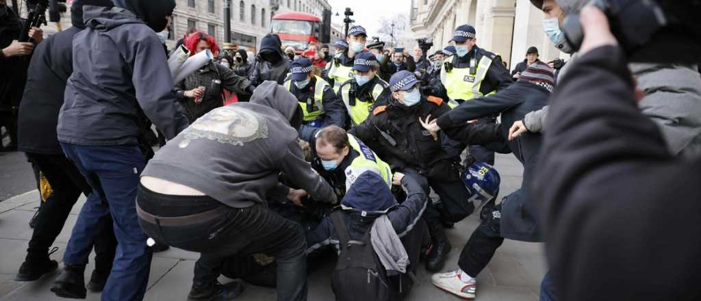 Incidentes en Londres con más de un centenar de detenidos