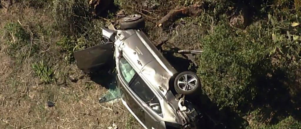 Tiger Woods iba al doble de la velocidad permitida cuando volc&oacute;