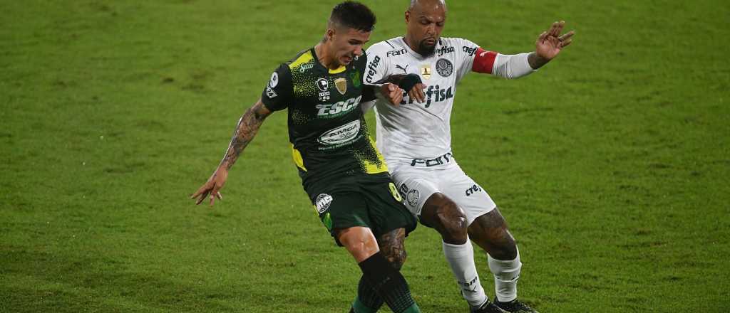 Con polémica, Defensa y Justicia cayó en la ida ante Palmeiras