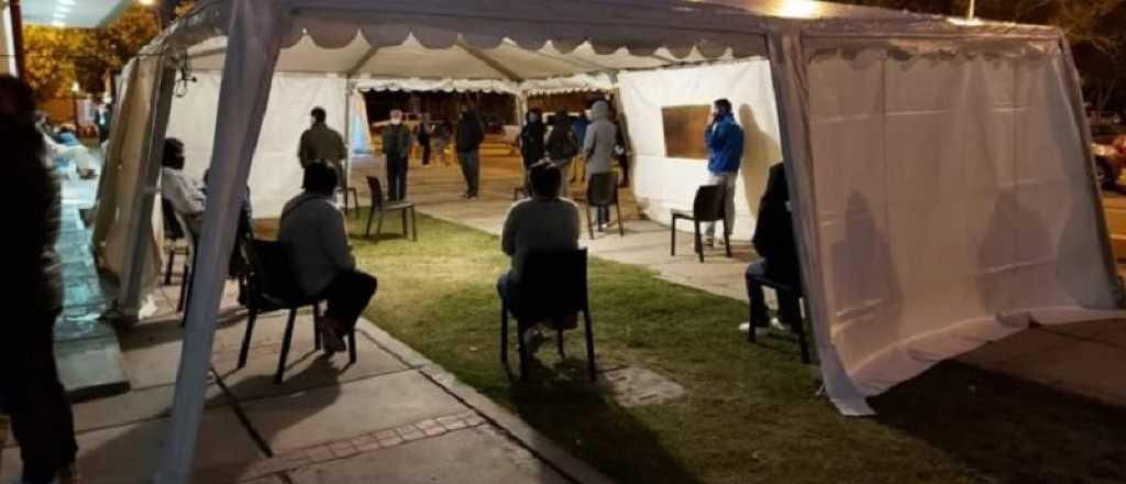 El Perrupato puso carpas para atender s&iacute;ntomas respiratorios