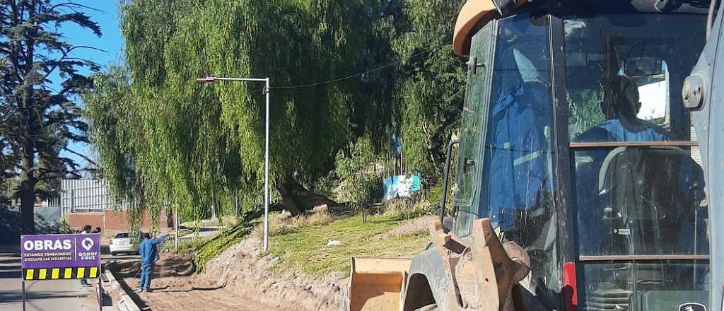 Godoy Cruz continúa las obras en la ciclovía Jarillal