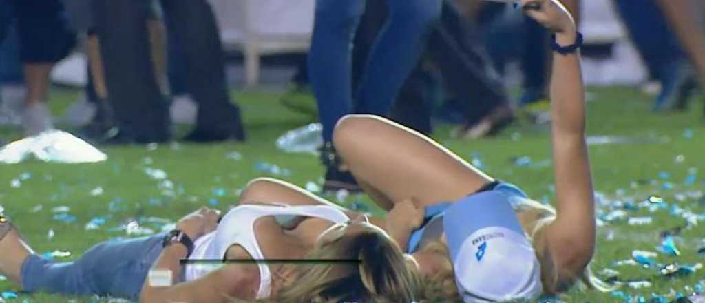 Son las hijas del presidente de Racing y se robaron todas las miradas