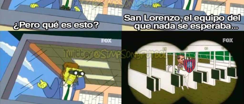 Ni en la final lo perdonaron: los afiches cargando a San Lorenzo