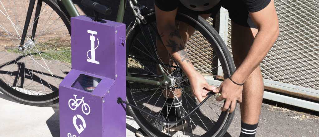 Ciclistas pueden acceder a herramientas gratis en Godoy Cruz