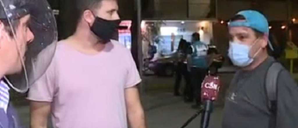 Un hombre en situaci&oacute;n de calle le dio una lecci&oacute;n a un "anti cuarentena"