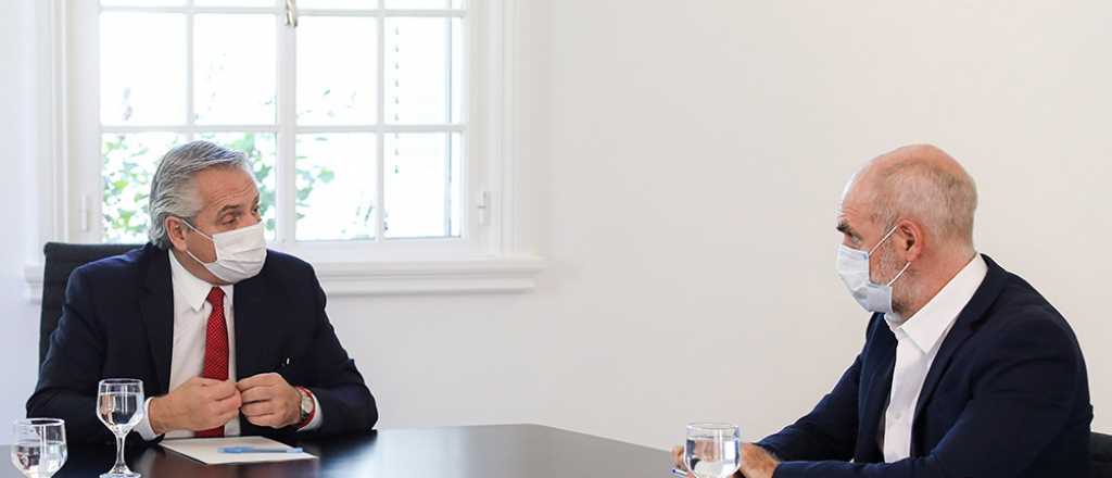 Larreta le mostró a Fernandez con datos que "la escuela no contagia"