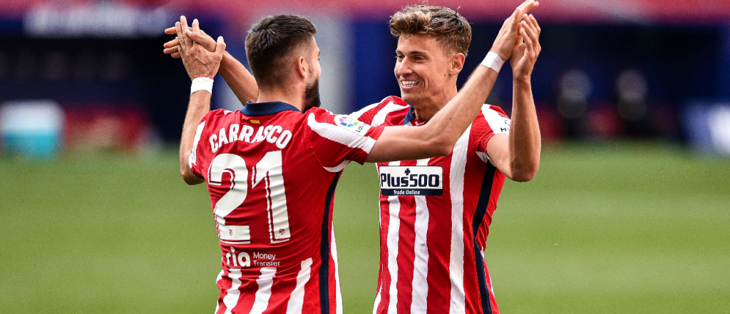 Atl&eacute;tico de Madrid gole&oacute; y vuelve a liderar la Liga con amplia diferencia