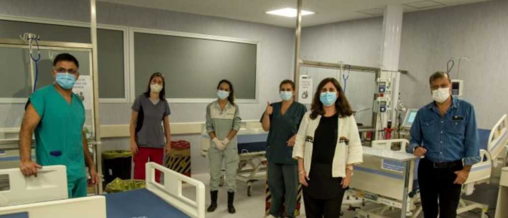 Mendoza amplió las camas UTI en el Hospital Central