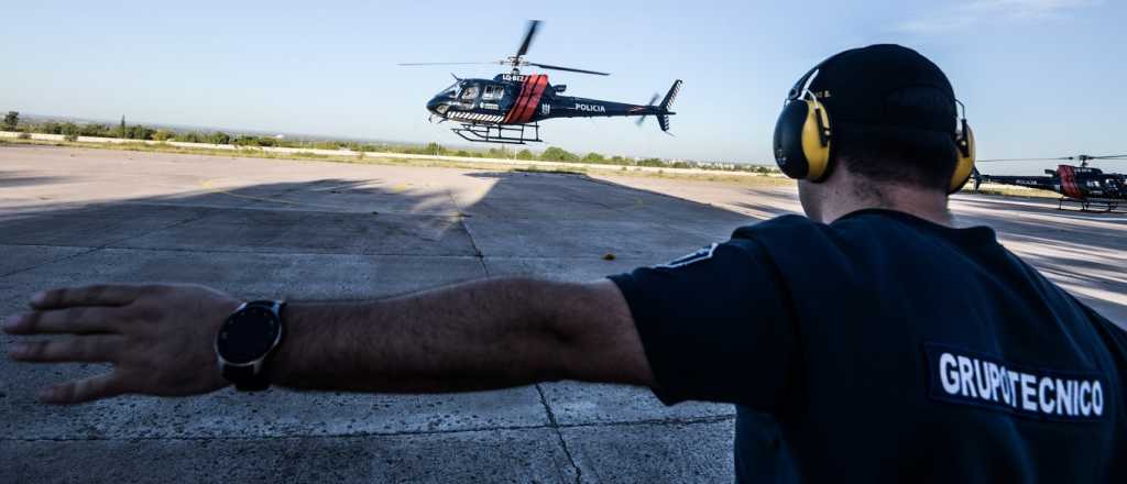 Rescataron en helicóptero a un herido en un accidente en San Carlos