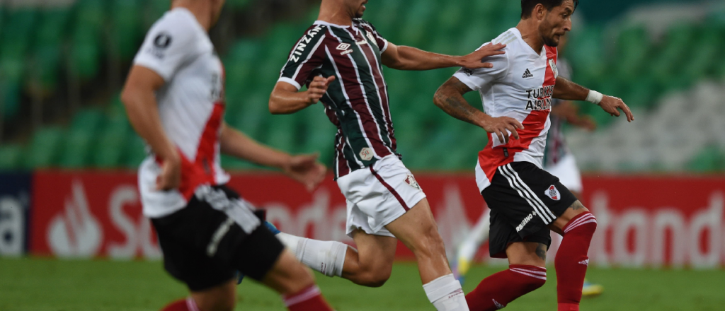 River debutó en la Libertadores con un empate en Brasil