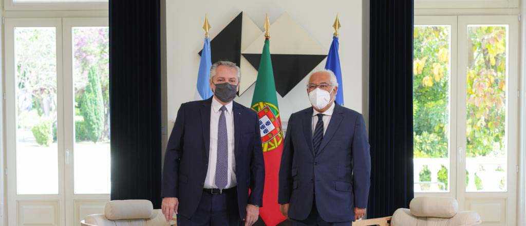 Fernández se reúne con el primer ministro portugués 