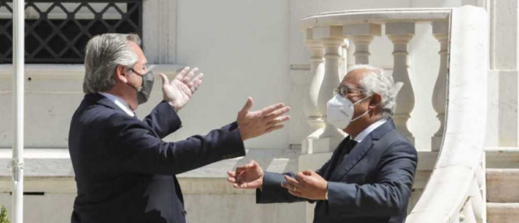 Fernández recibió el apoyo de Portugal ante el FMI