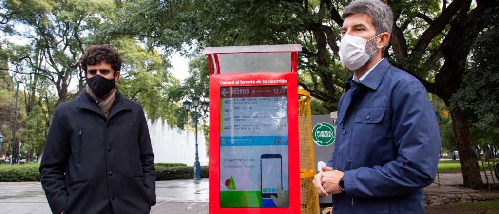 Ulpiano y Mema inauguraron el primer t&oacute;tem de Mendotran