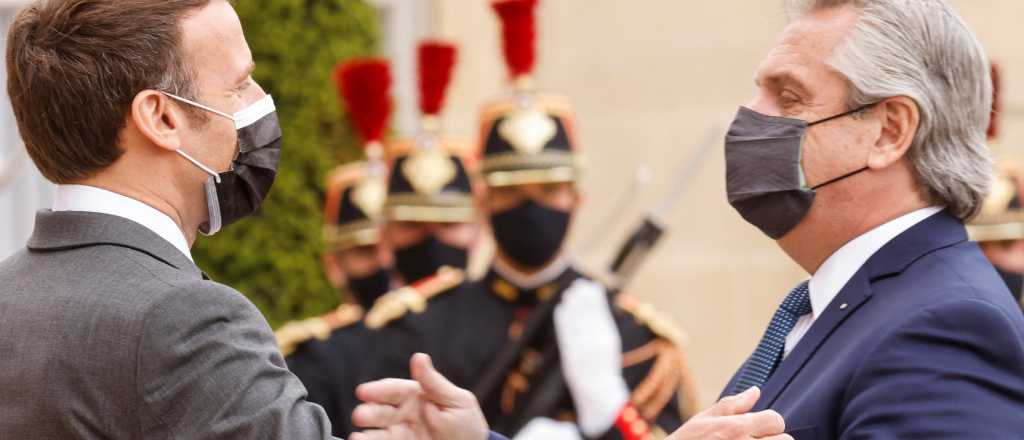 Alberto Fernández se reunió con Macron y destacó el apoyo de Francia