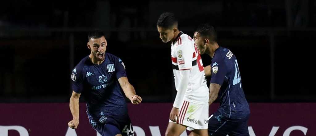 Racing venci&oacute; a S&atilde;o Paulo en Brasil y est&aacute; en octavos