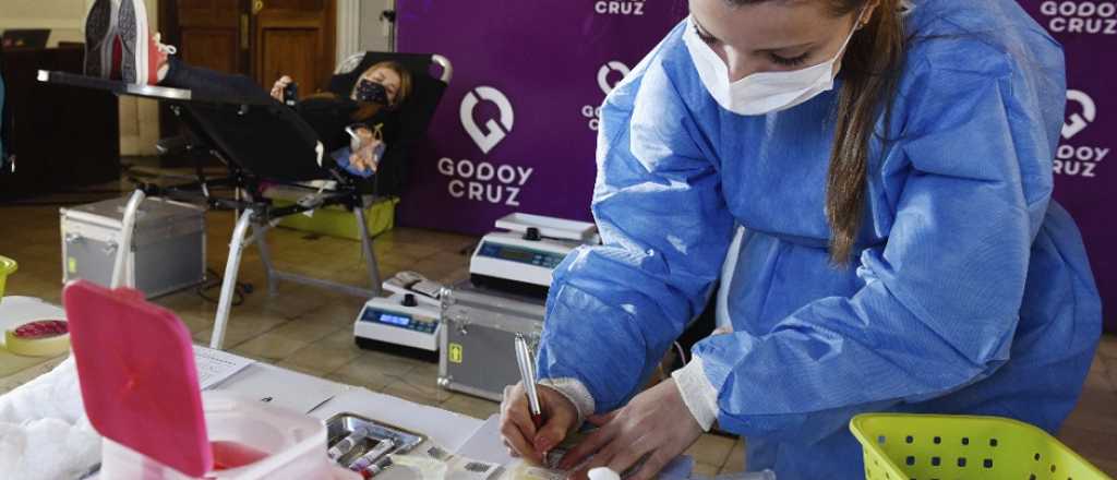 Exitoso operativo de donación voluntaria de sangre en Godoy Cruz