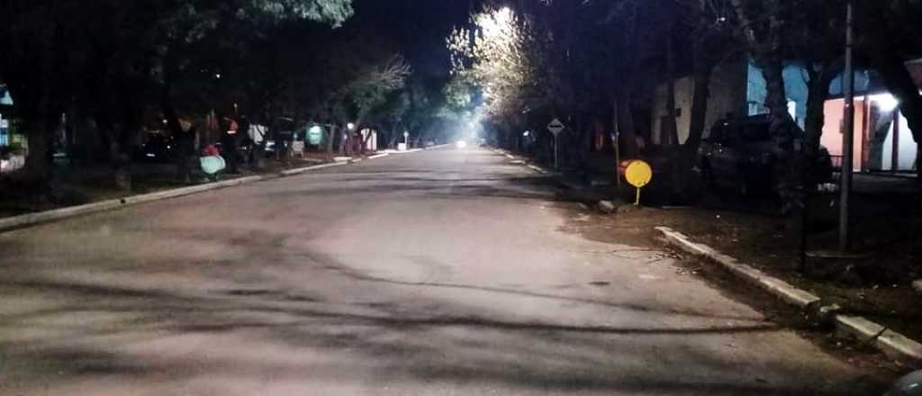 San Rafael inaugur&oacute; las luminarias del casco urbano de Goudge