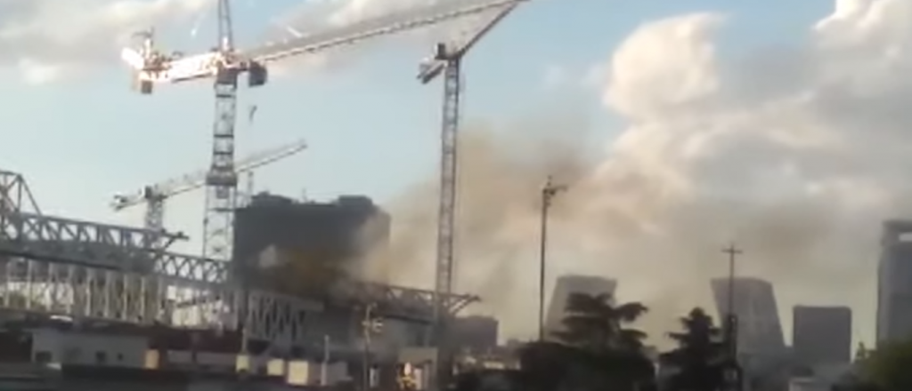 Se incendi&oacute; el estadio de Real Madrid