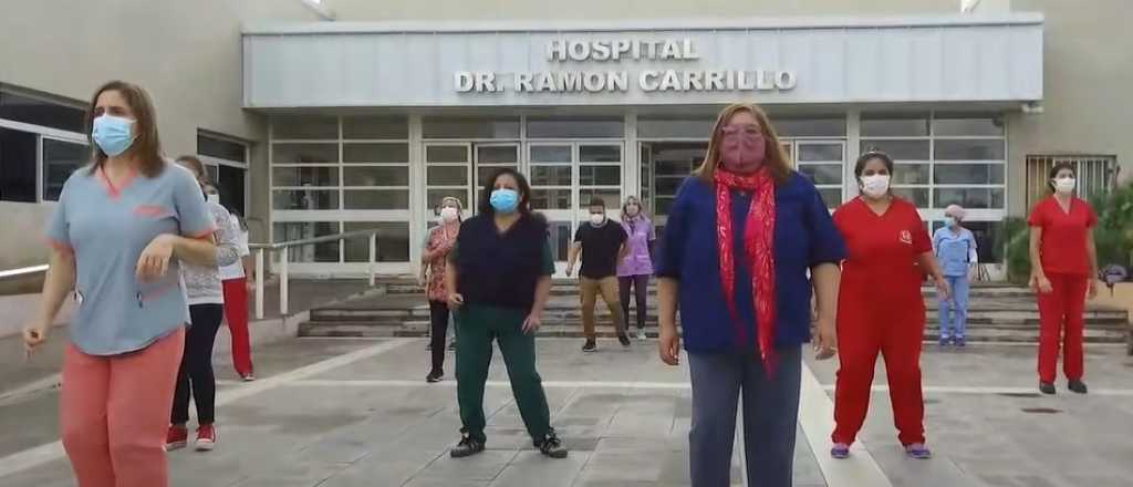 Personal del hospital Carrillo de Las Heras bailó por la esperanza