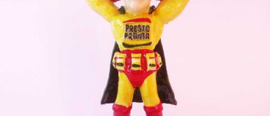 Venden un muñeco de Alberto Fernández como el "Capitan Polenta"