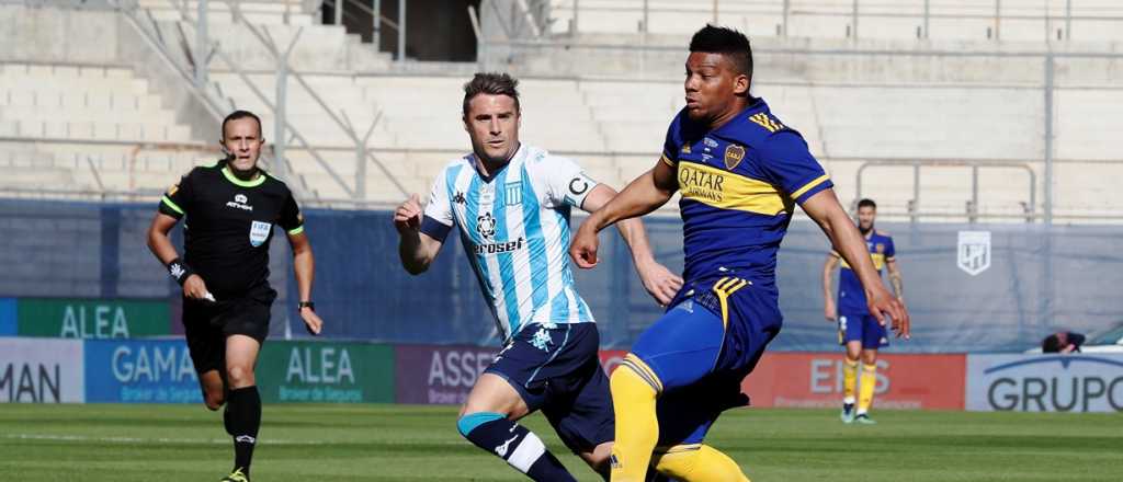 Boca y Racing juegan el clásico del domingo: hora y TV