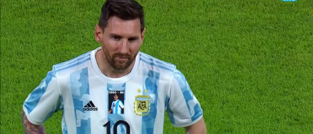 Así es la camiseta de la Selección en homenaje a Maradona