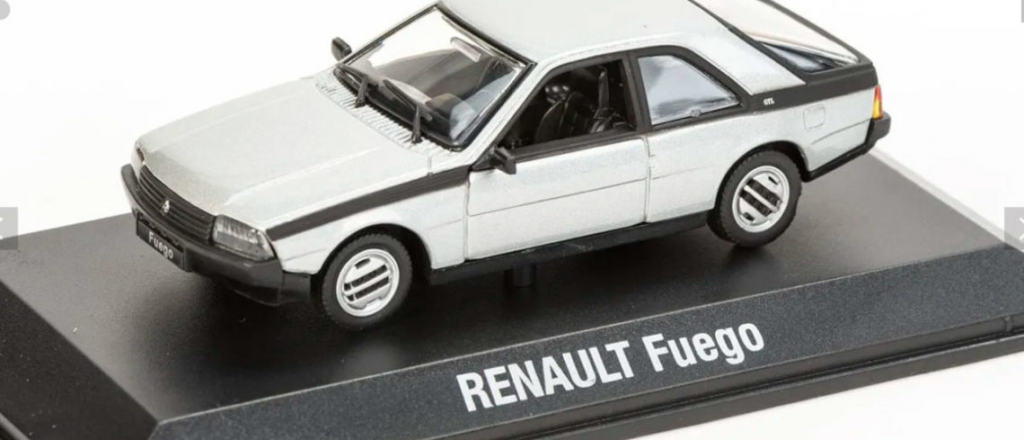 Renault lanza la coupé Fuego en miniatura con envío gratis a todo el país