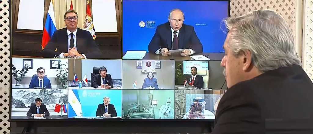 Fernández y Putin anunciaron la producción argentina de la Sputnik-V