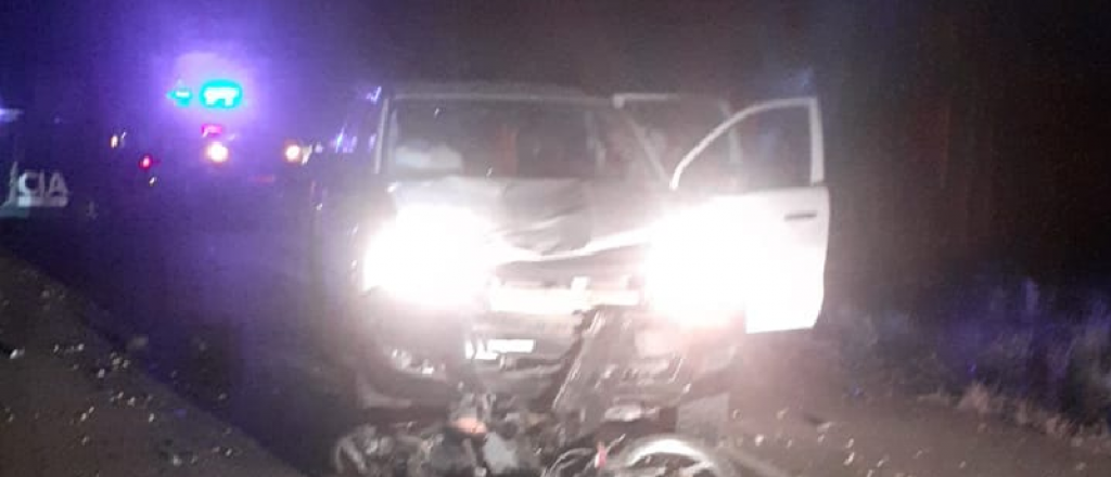 Un joven falleció en San Rafael luego de chocar en su moto contra un auto