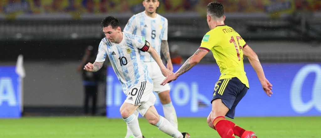 Argentina se durmió y Colombia lo empató en la última jugada