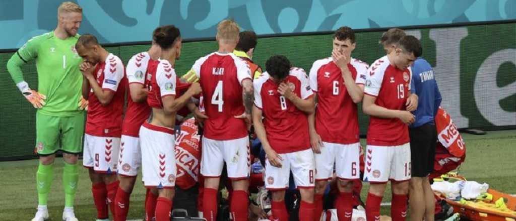 Dram&aacute;tico momento: Eriksen se desplom&oacute; en pleno partido