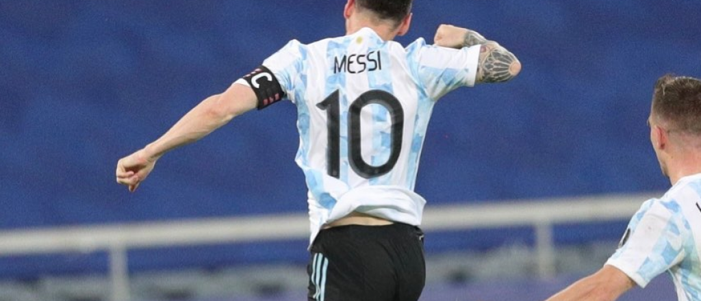 El mensaje de Messi en Instagram con el festejo Maradoniano