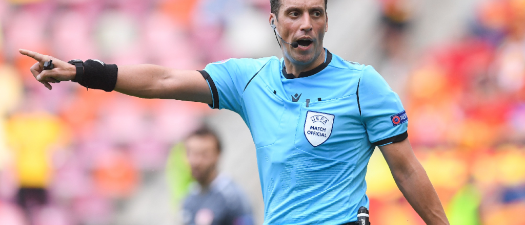 Hist&oacute;rico: la Eurocopa tuvo por primera vez un &aacute;rbitro argentino