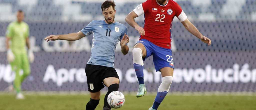 Uruguay empató con Chile y se complica