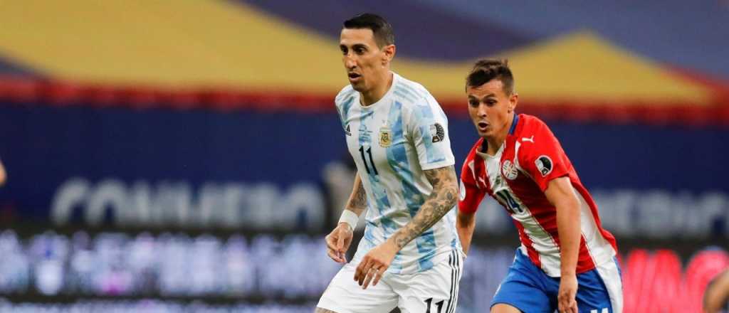 El ca&ntilde;o que se comi&oacute; Di Mar&iacute;a contra Paraguay