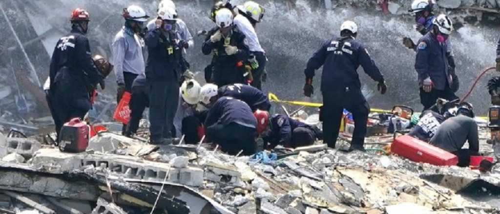 Miami: hallan cuatro cuerpos y son nueve los fallecidos por el derrumbe