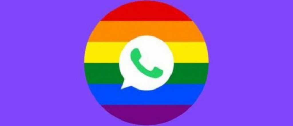 ¿Cómo poner los colores del orgullo gay en el ícono de WhatsApp?