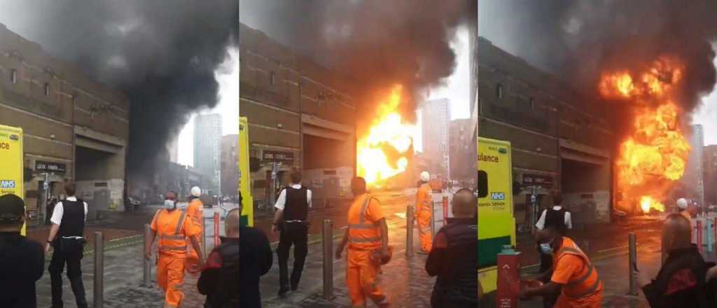 Impactantes videos de la explosión en el subte de Londres