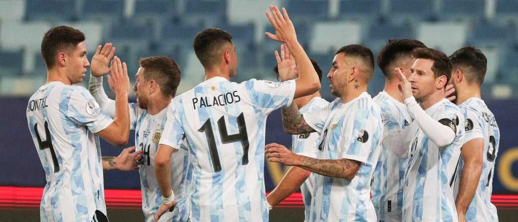Argentina goleó a Bolivia, clasificó primera y el sábado enfrenta a Ecuador