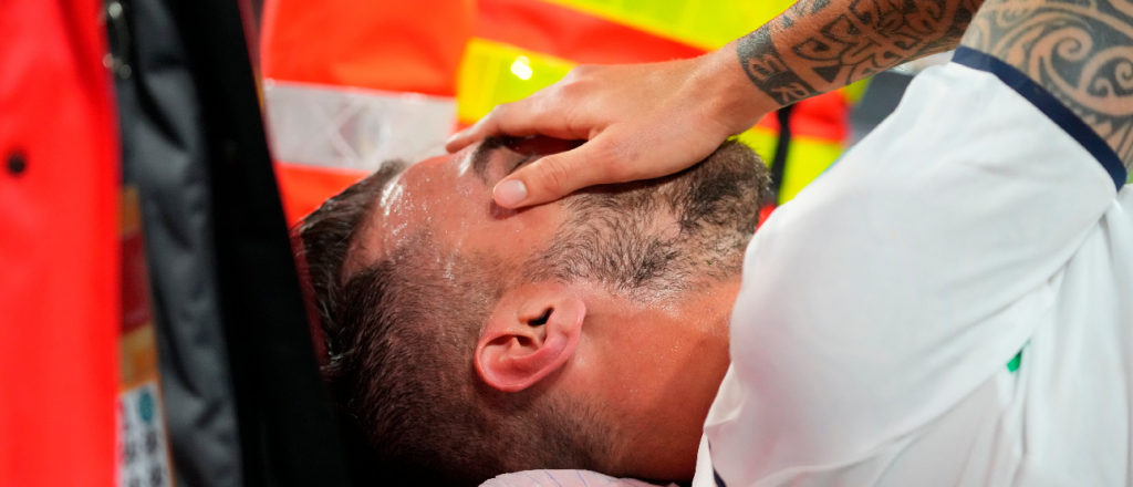 Video: un jugador de Italia se rompi&oacute; el tend&oacute;n de Aquiles