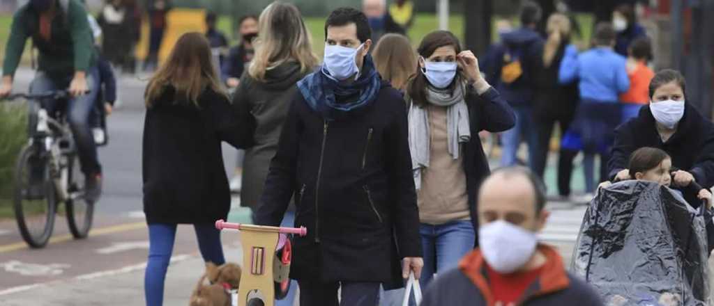 Argentina detectó más de 17 mil contagios y 621 muertes este lunes