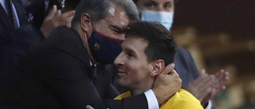 El presidente de Barcelona volvió a rechazar a Messi
