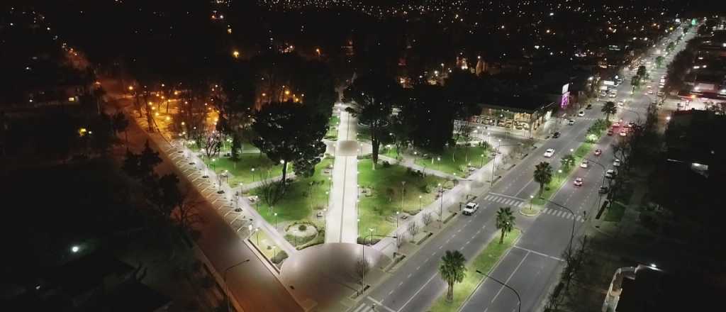 San Rafael sumó 2.000 luces led para sus calles